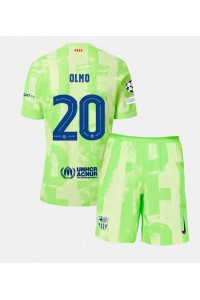 Barcelona Dani Olmo #20 Babyklær Tredje Fotballdrakt til barn 2024-25 Korte ermer (+ Korte bukser)